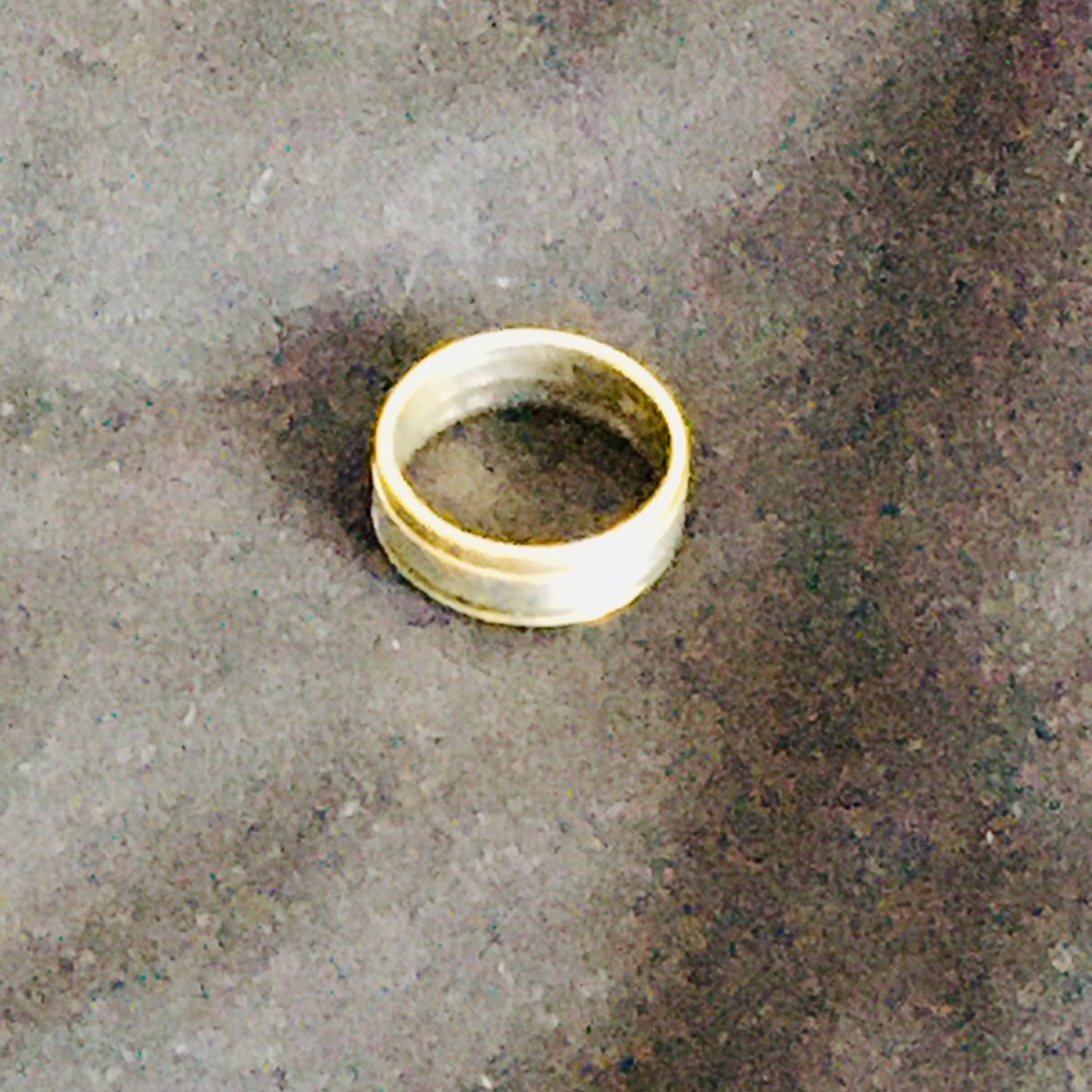 Gold and silver wedding band
